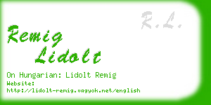 remig lidolt business card
